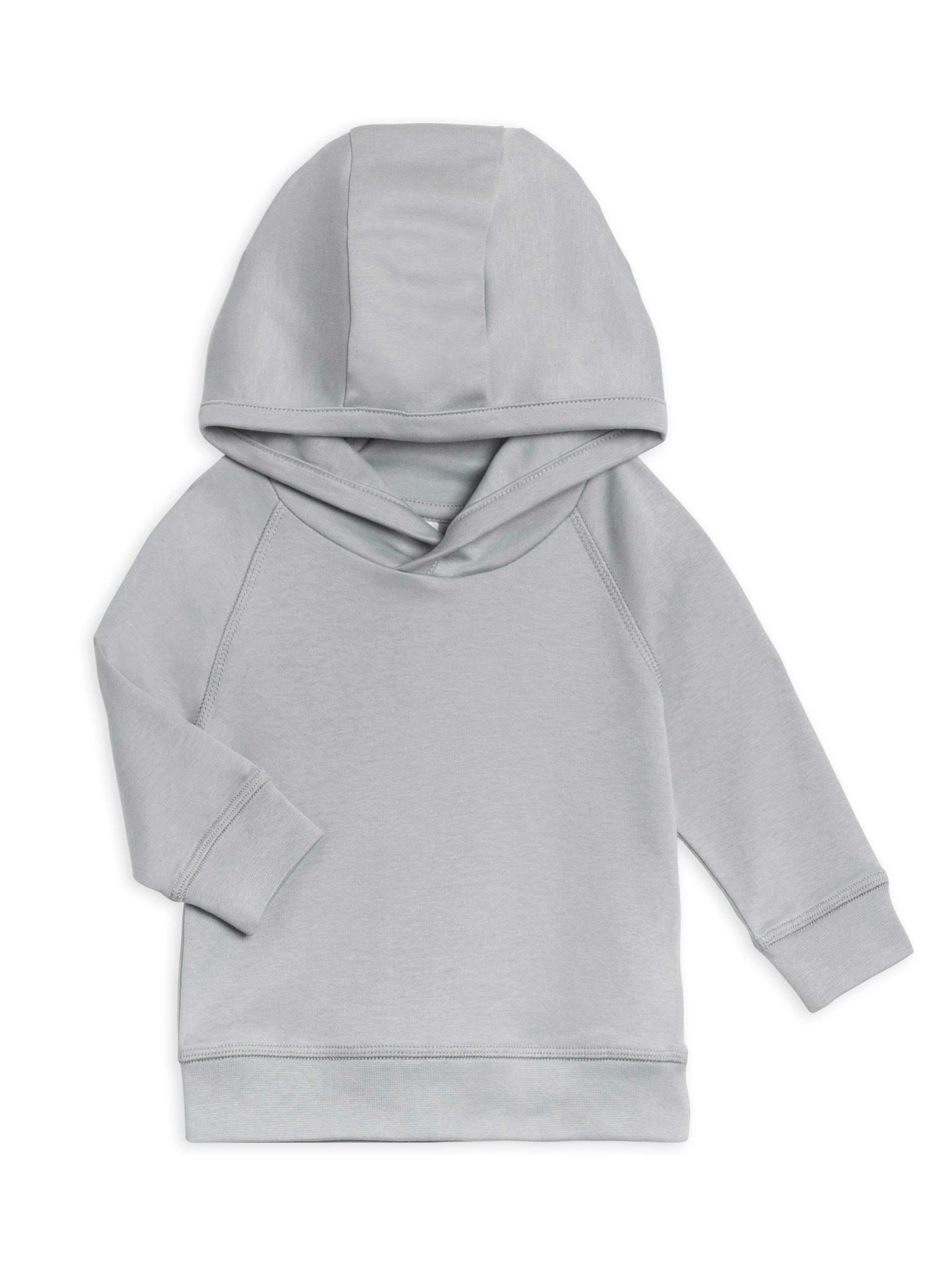 Organic Baby & Kids Madison Hooded Pullover - Mist