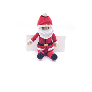 Large Plush Santa Rattle