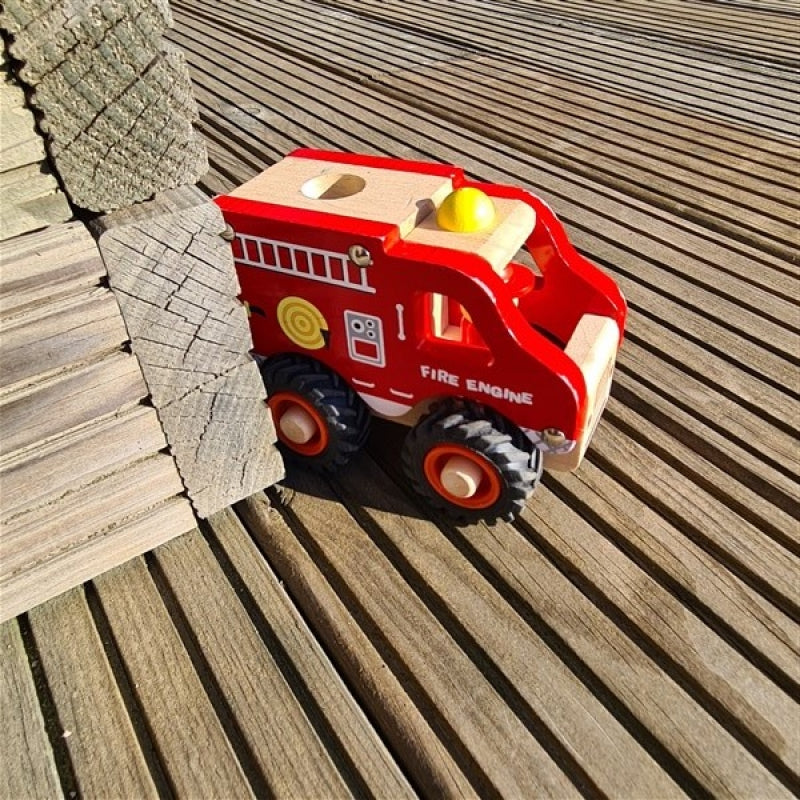 Wooden Fire Truck