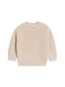 Laurie Sweater Knit Crew Pullover - Heather Oat