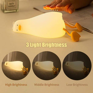 Live In Peace Duck nightlight with 3 settings and 30 minutes of lo