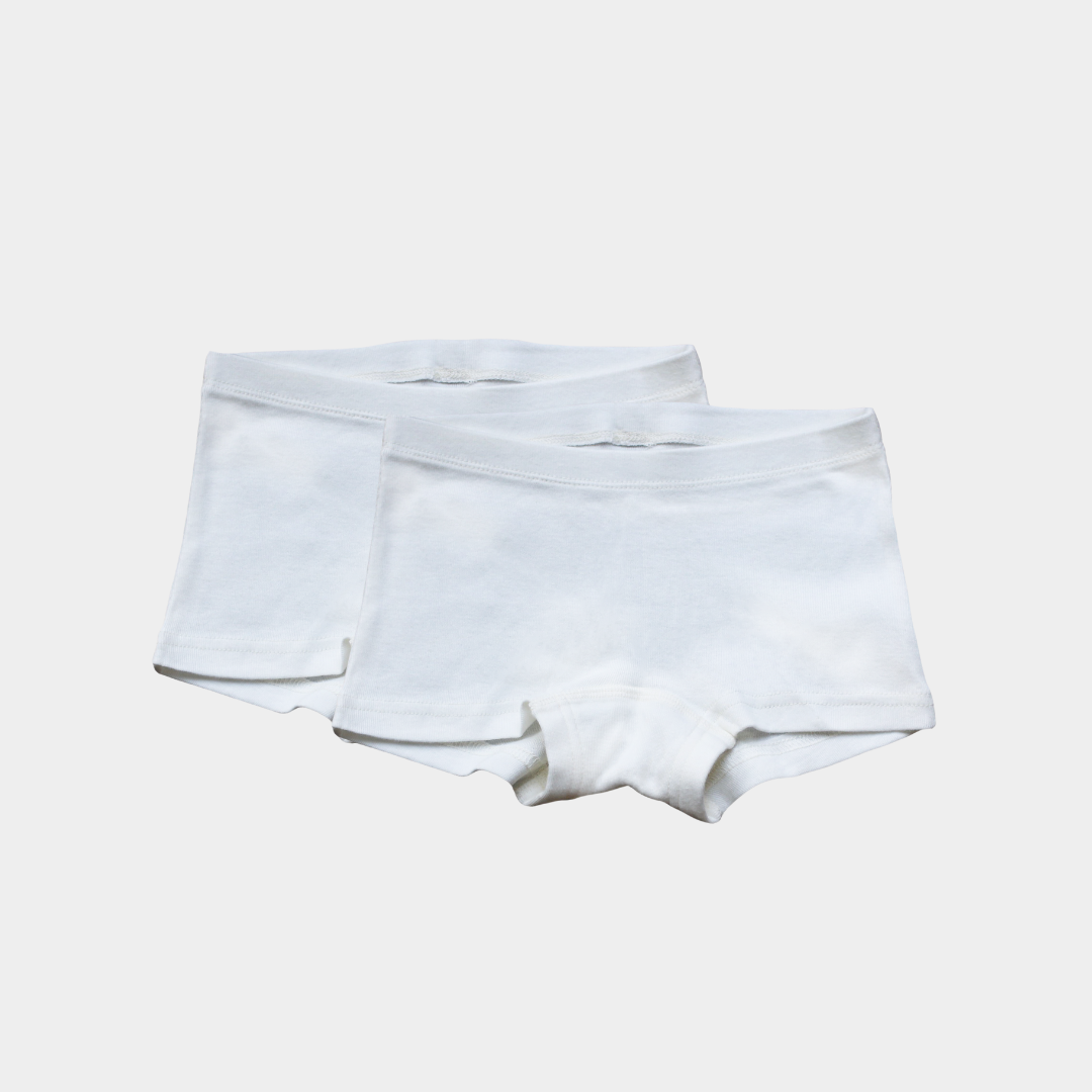 Sophie Hipster | Natural (no dye) 2 Pairs - Organic Cotton