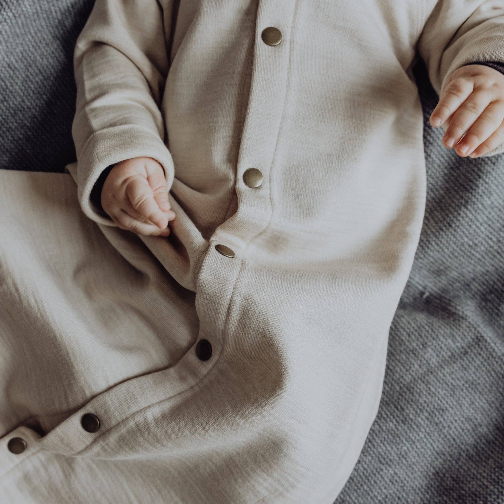 Wool Fleece Sleep Sack - Oat