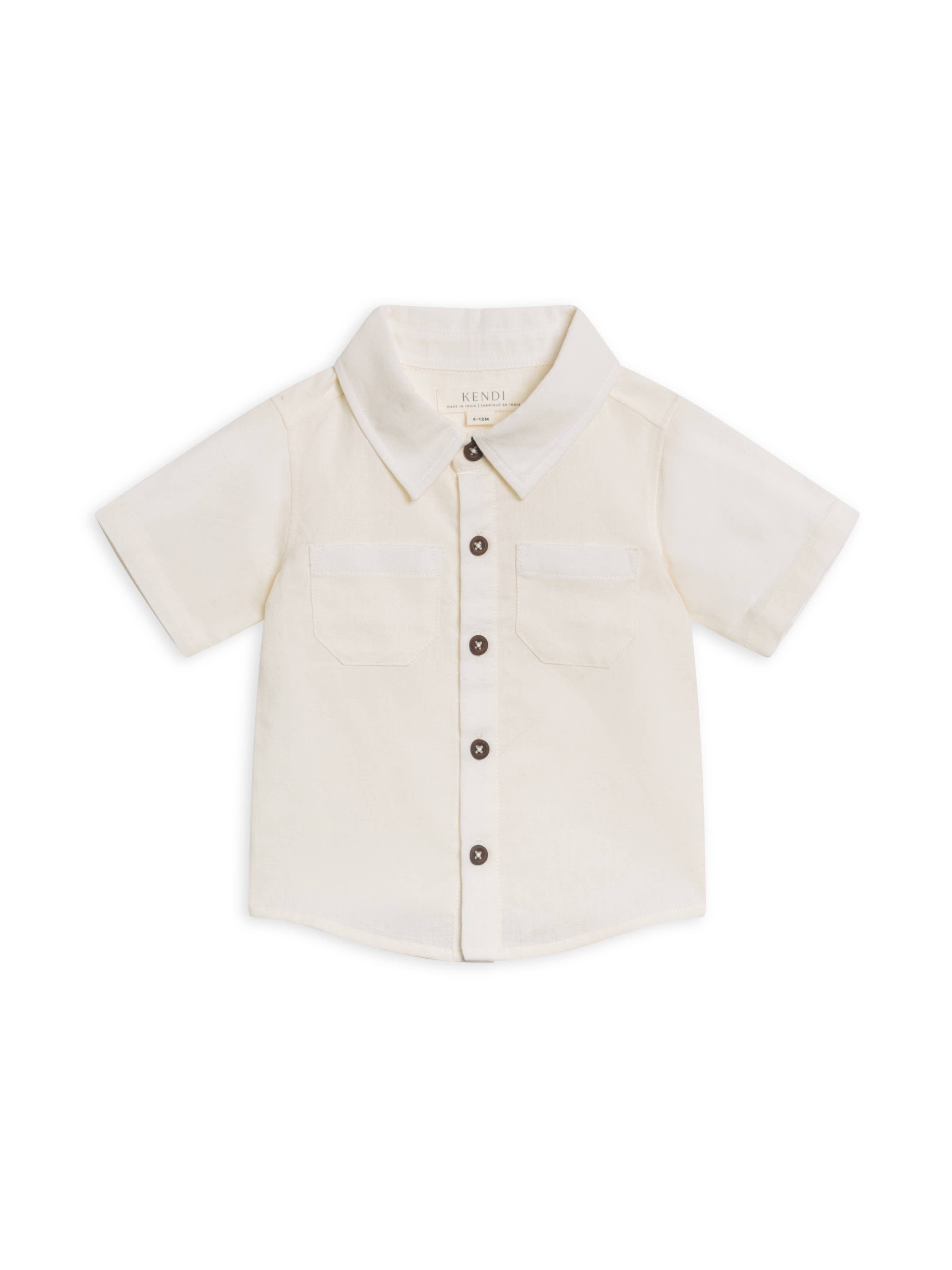 Graham Linen Collared Button Down