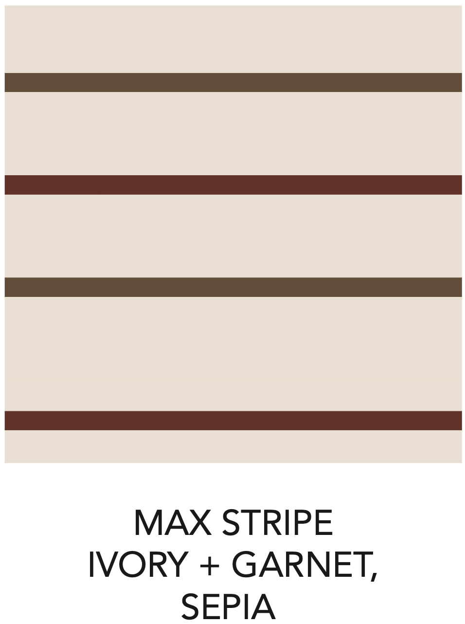 River Bodysuit - Max Stripe / Garnet + Sepia