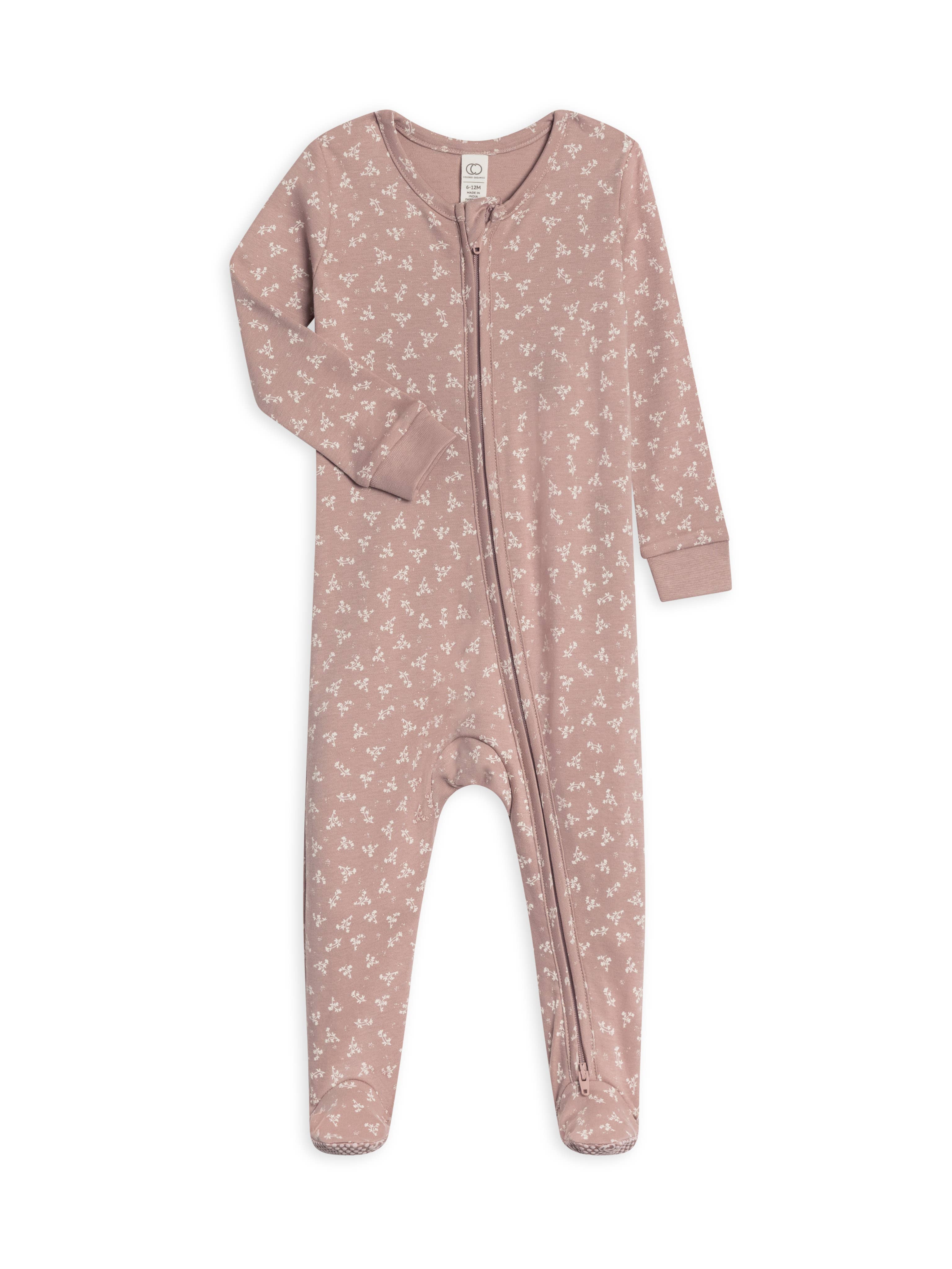 Peyton Footed Sleeper - Wilda Floral / Wren