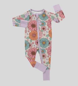 You Grow Girl Zip Romper