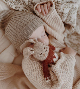 Bunny knit toy | sienna jacquard sweater