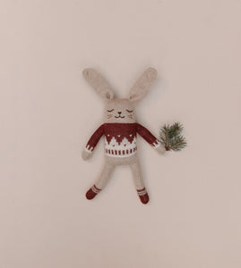 Bunny knit toy | sienna jacquard sweater
