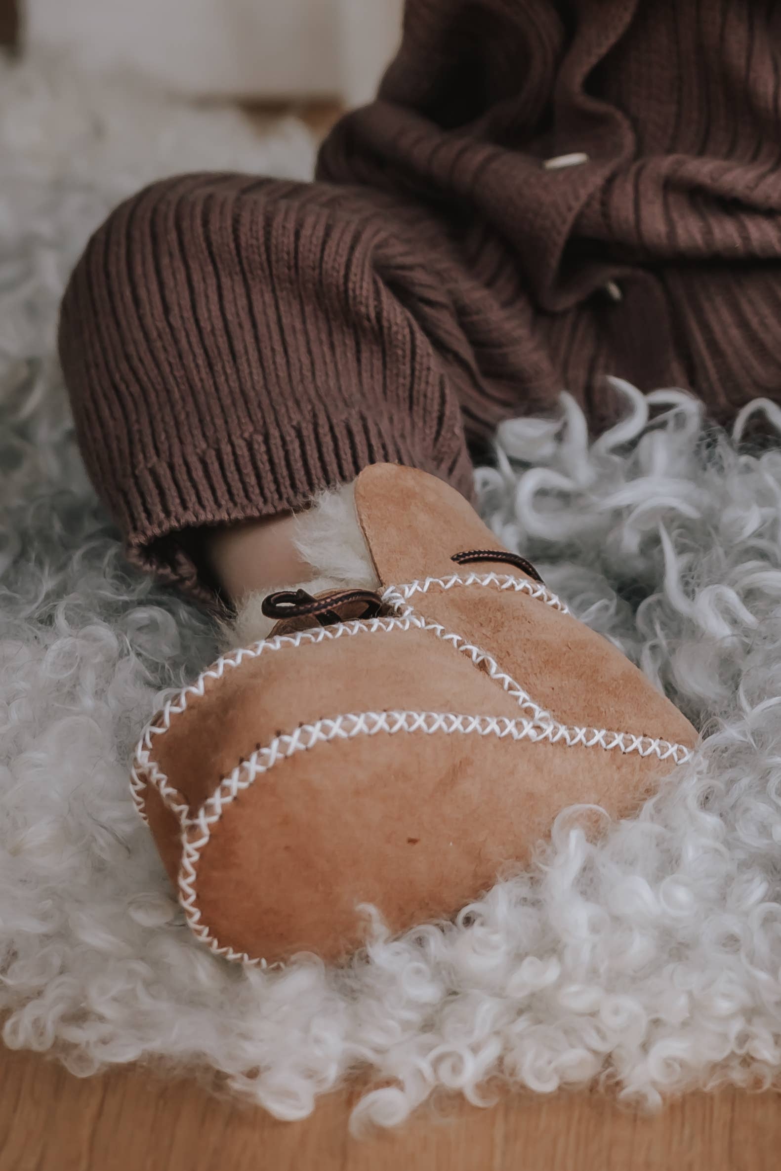 Annie & Charles® Lambskin Baby Shoes