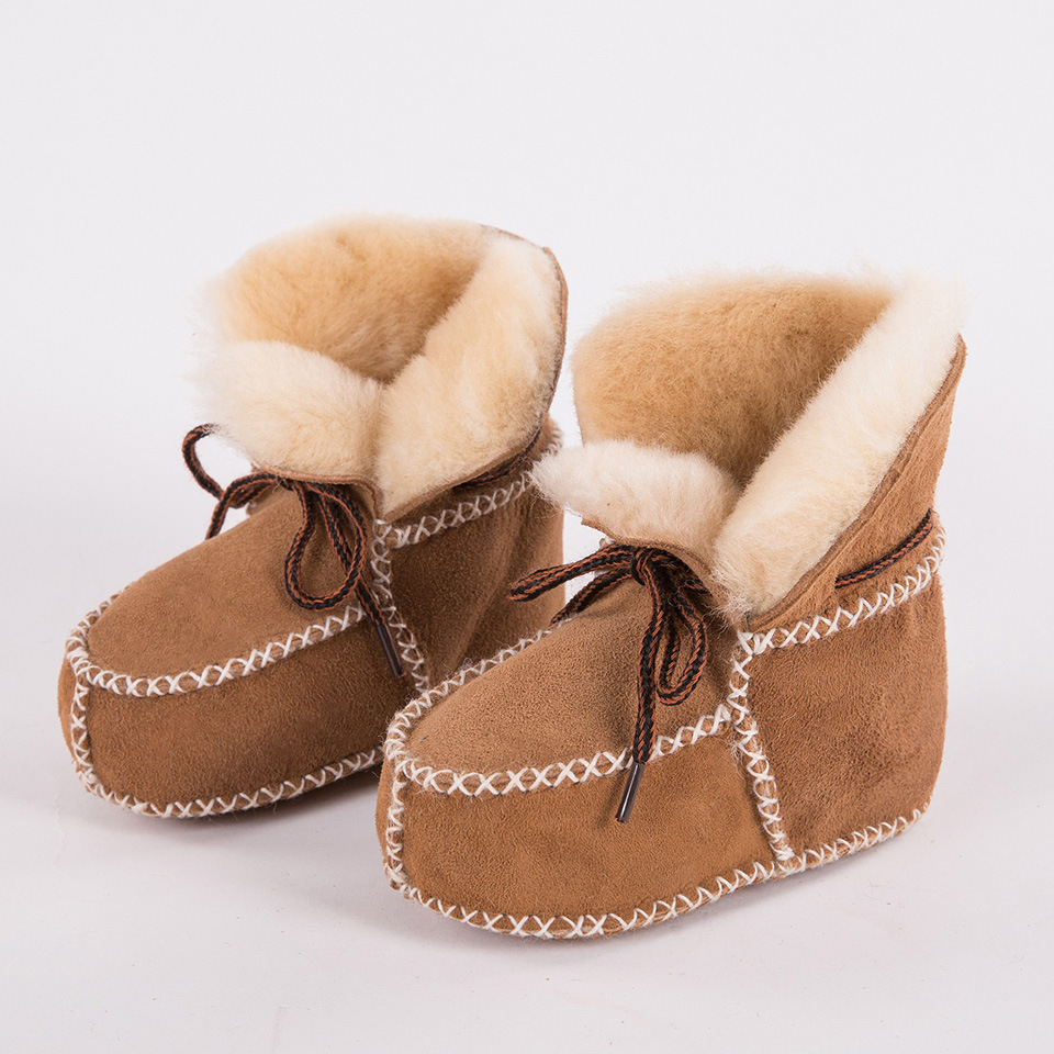 Annie & Charles® Lambskin Baby Shoes