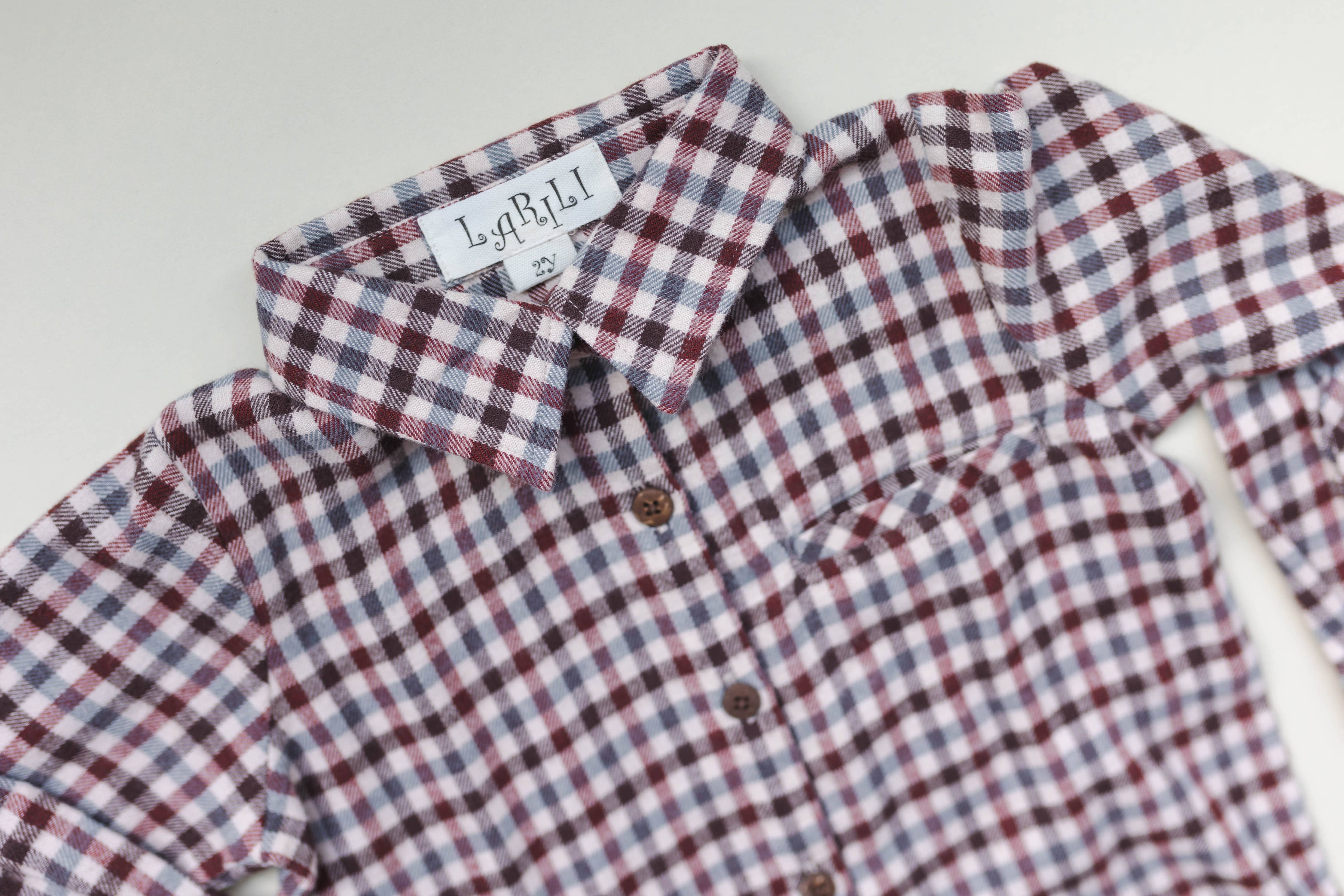 Brushed Gingham Check Shirt