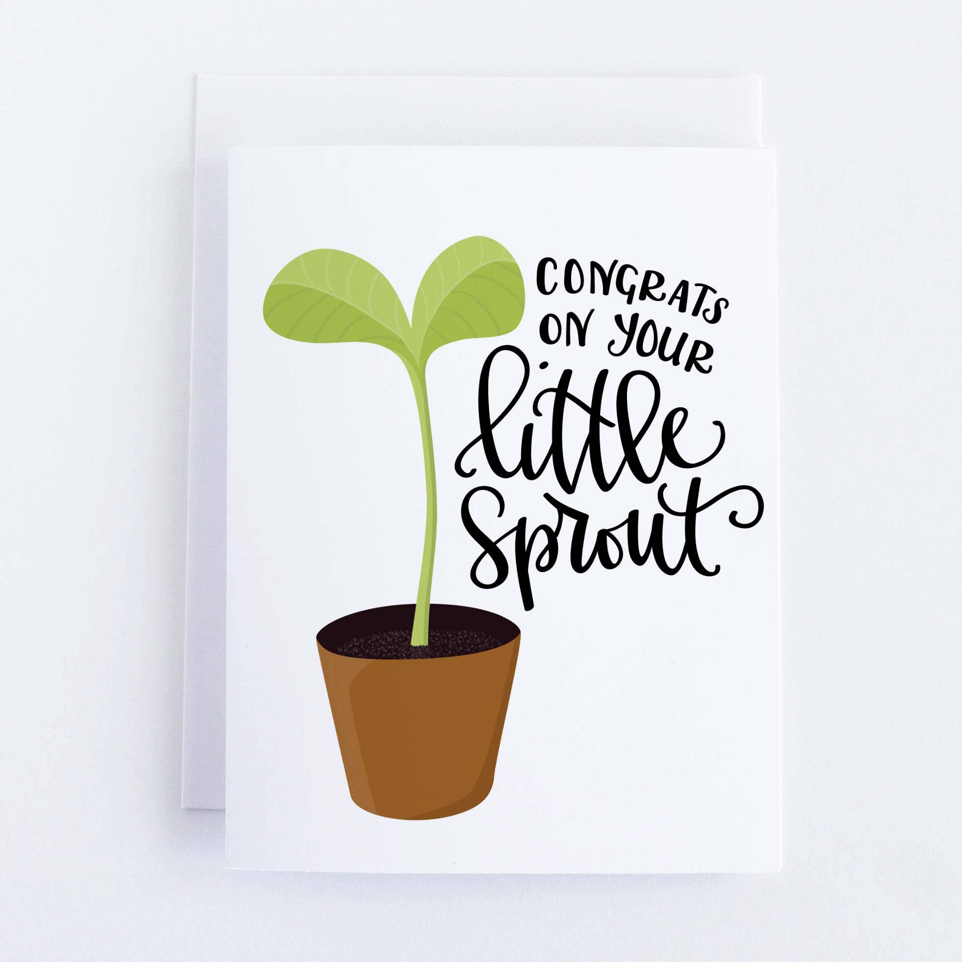 Congrats on your Little Sprout Baby Shower Card