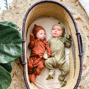 Organic Bamboo Viscose Zipper Romper