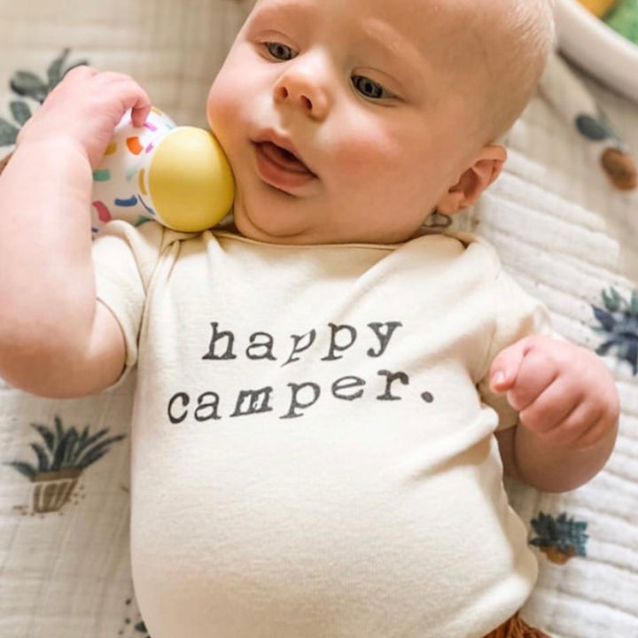 Happy Camper - Short Sleeve Bodysuit