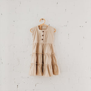 Sleeveless Linen Cotton Dress
